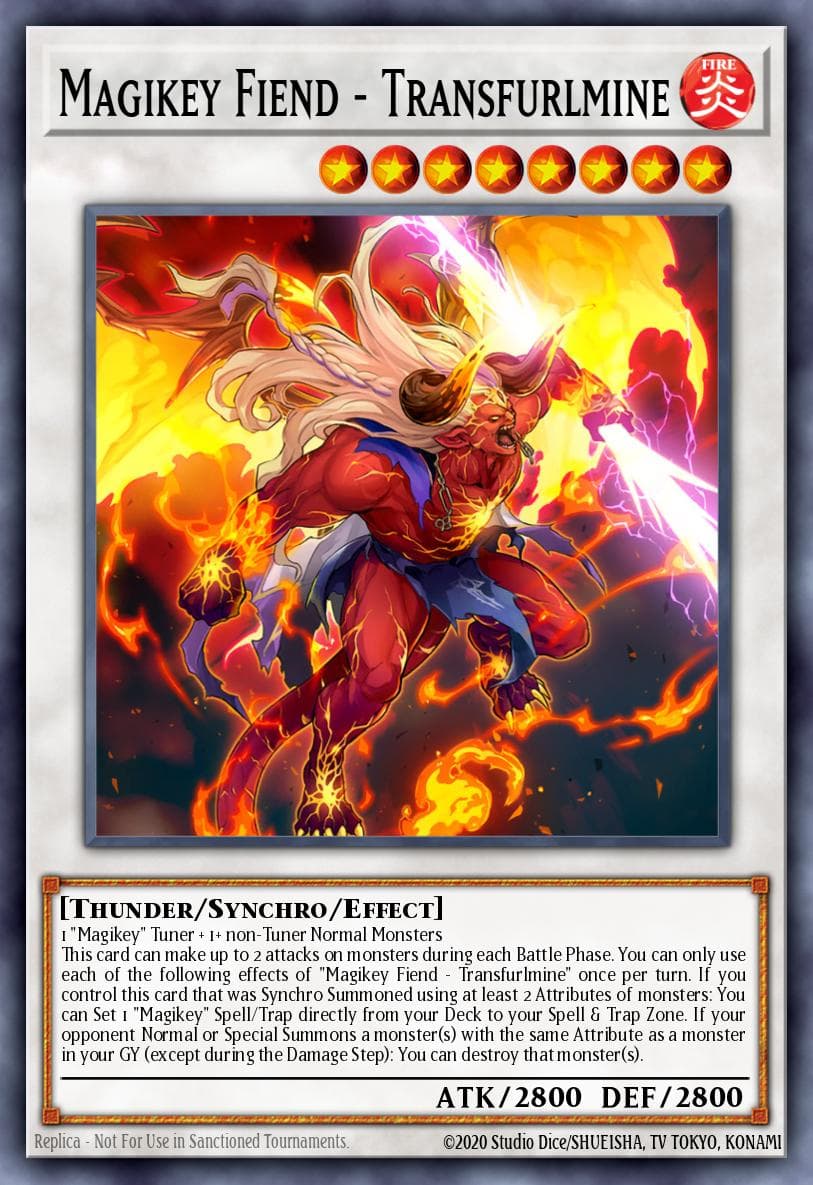 Carte Yu-Gi-Oh! Magikey Fiend - Transfurlmine #044 — Burst of Destiny