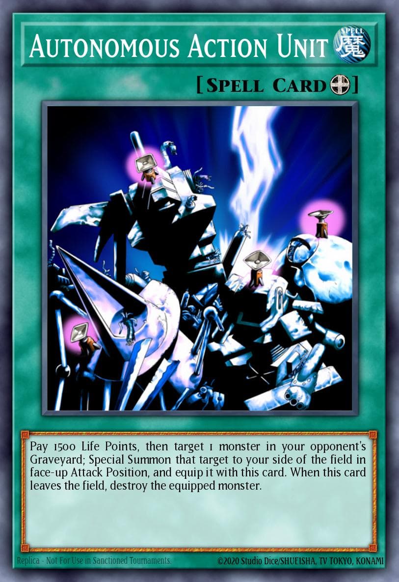 Carte Yu-Gi-Oh! Autonomous Action Unit #073 — Battle Pack: Epic Dawn