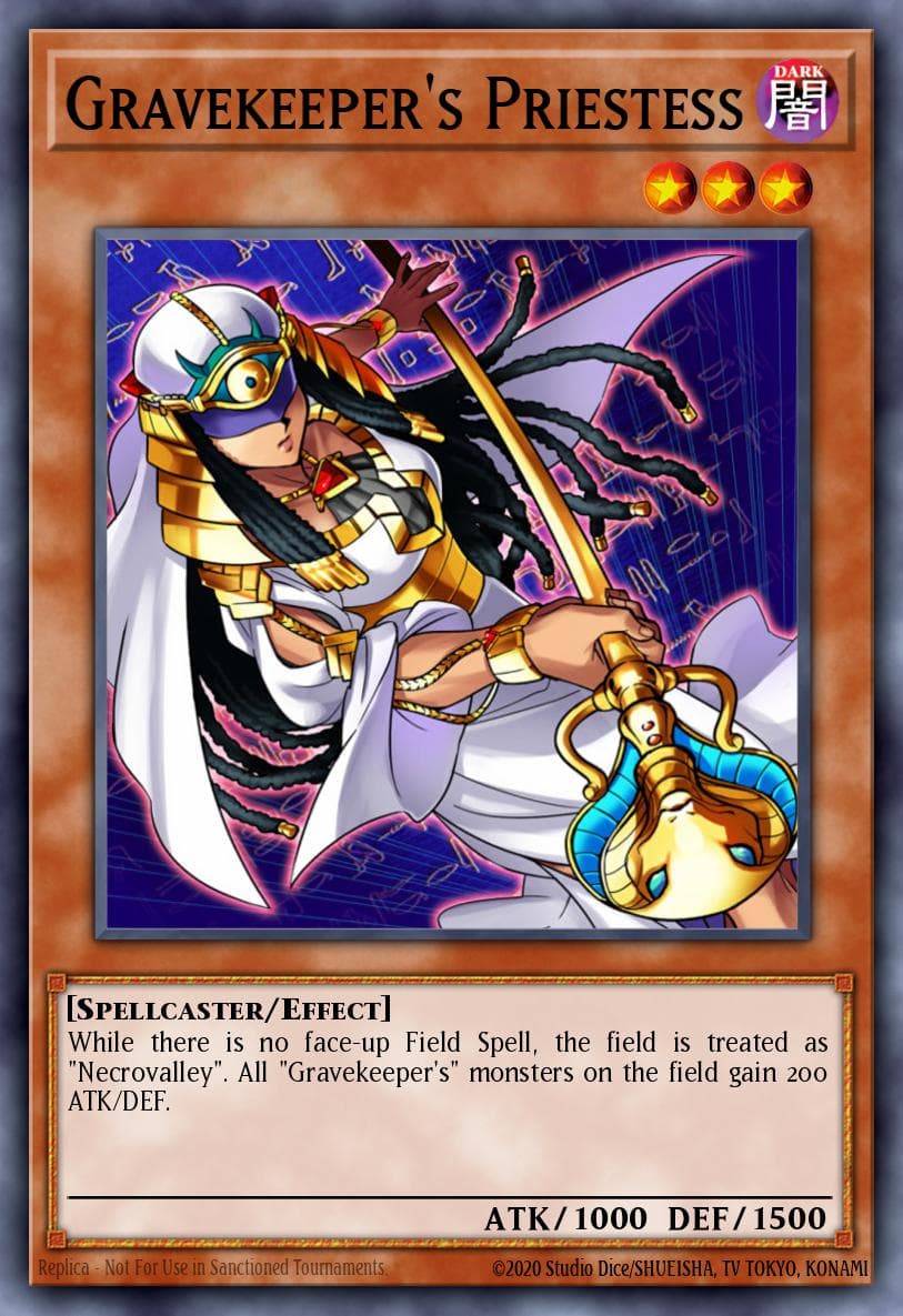Carte Yu-Gi-Oh! Gravekeeper's Priestess #000 — Absolute Powerforce