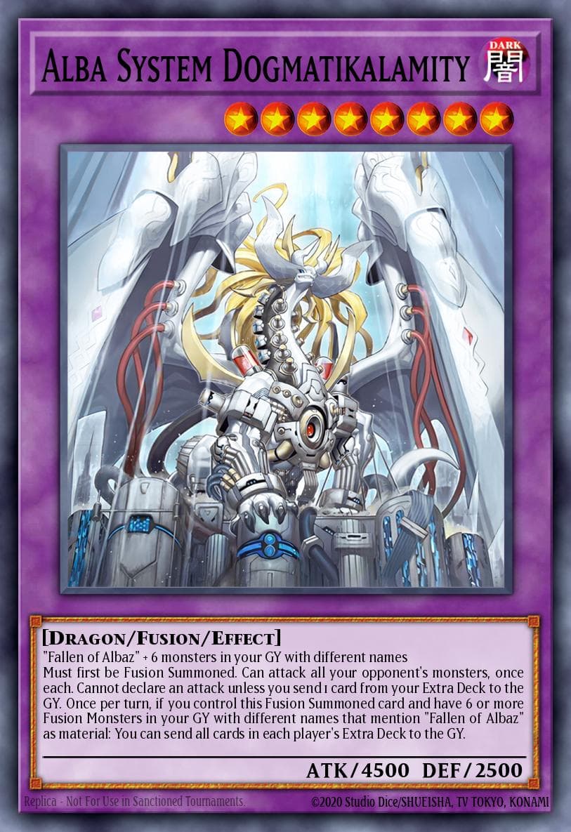 Carte Yu-Gi-Oh! Alba System Dogmatikalamity #011 — Battles of Legend: Monster Mayhem