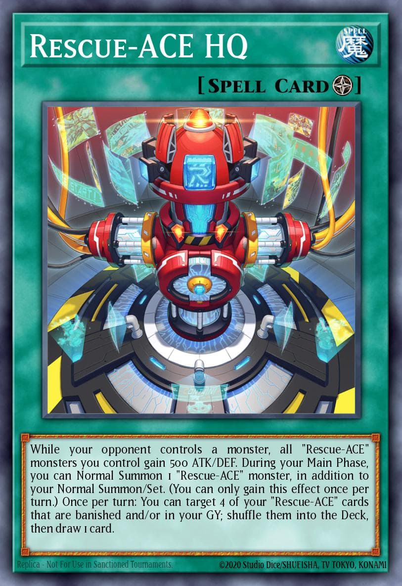 Carte Yu-Gi-Oh! Rescue-ACE HQ #008 — Amazing Defenders