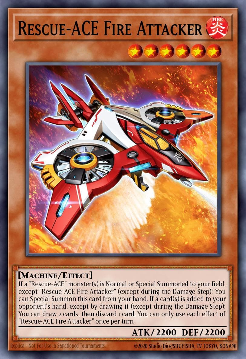 Carte Yu-Gi-Oh! Rescue-ACE Fire Attacker #005 — Amazing Defenders