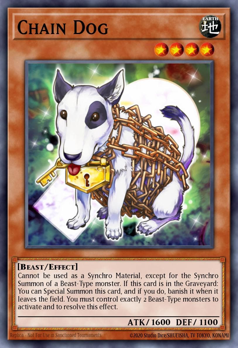 Carte Yu-Gi-Oh! Chain Dog #080 — Battle Pack 3: Monster League