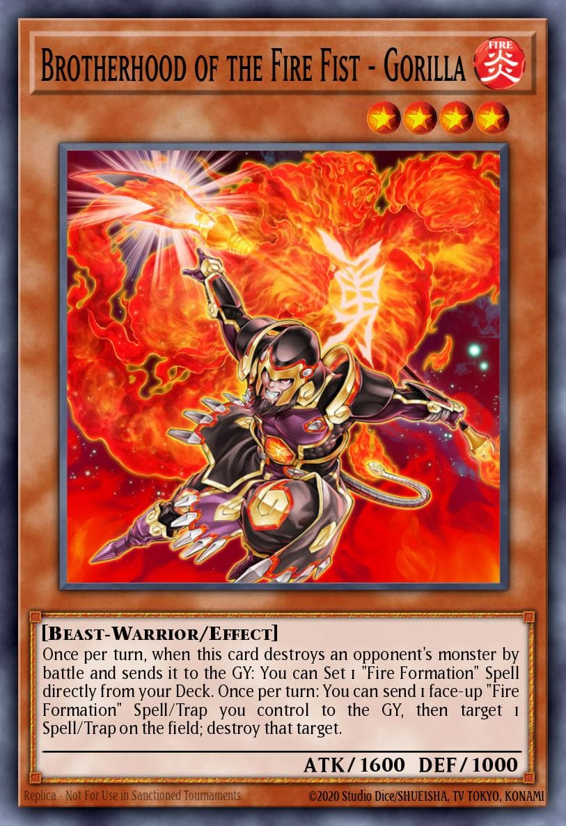 Carte Yu-Gi-Oh! Brotherhood of the Fire Fist - Gorilla #023 — Cosmo Blazer