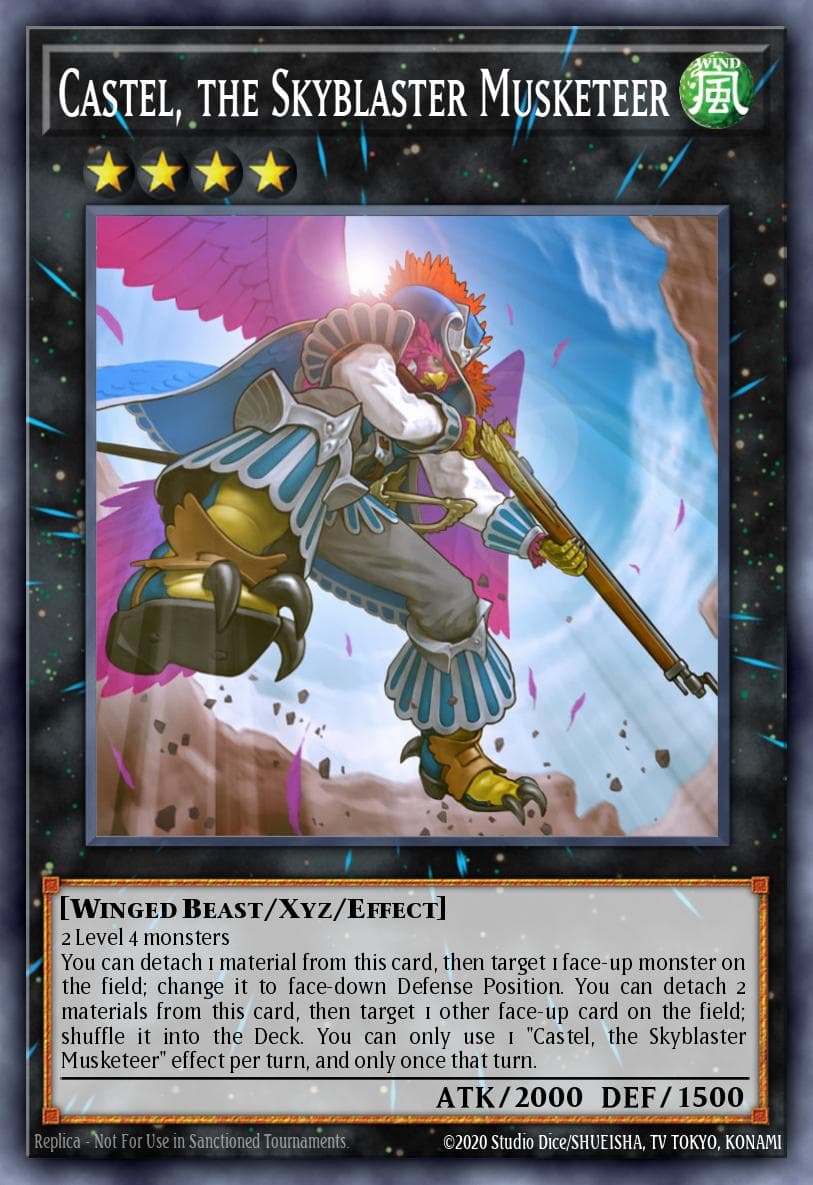 Carte Yu-Gi-Oh! Castel, the Skyblaster Musketeer #002 — Astral Pack Seven