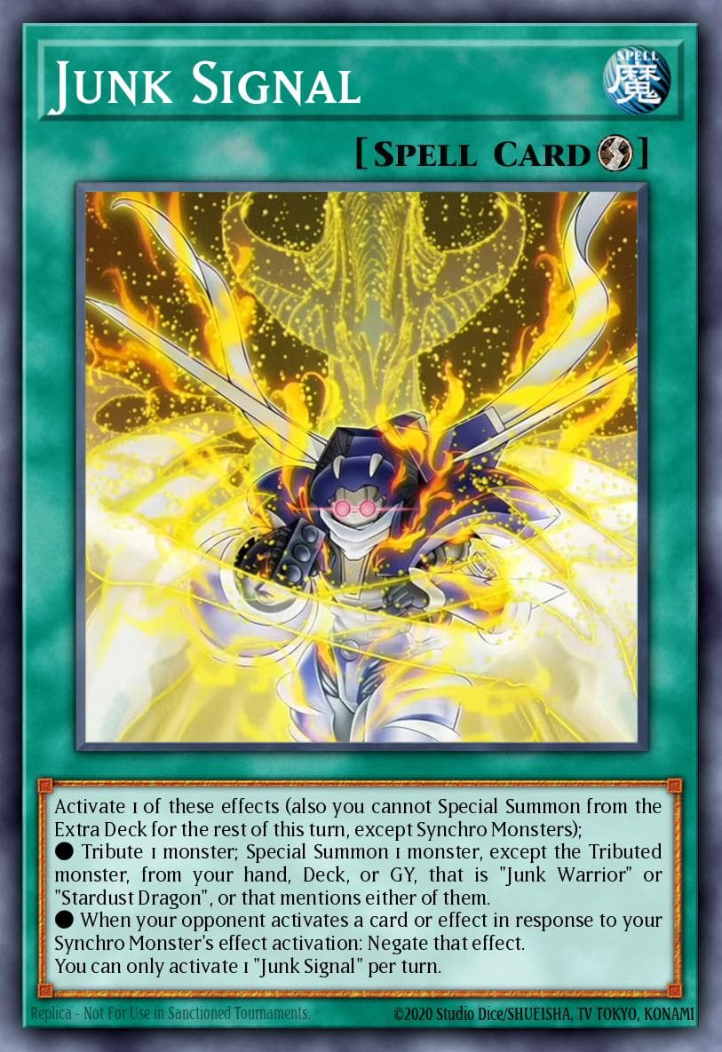 Carte Yu-Gi-Oh! Junk Signal #053 — Blazing Dominion