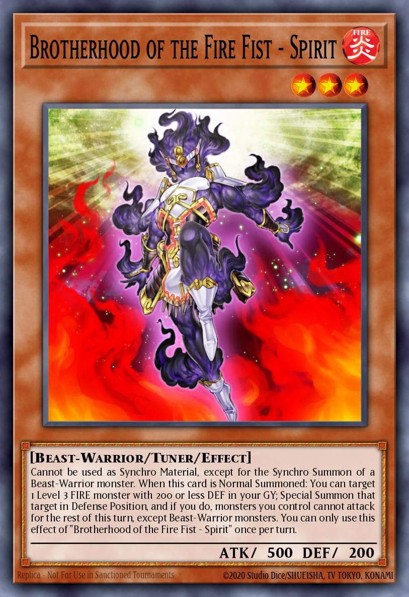 Carte Yu-Gi-Oh! Brotherhood of the Fire Fist - Spirit #098 — Cosmo Blazer