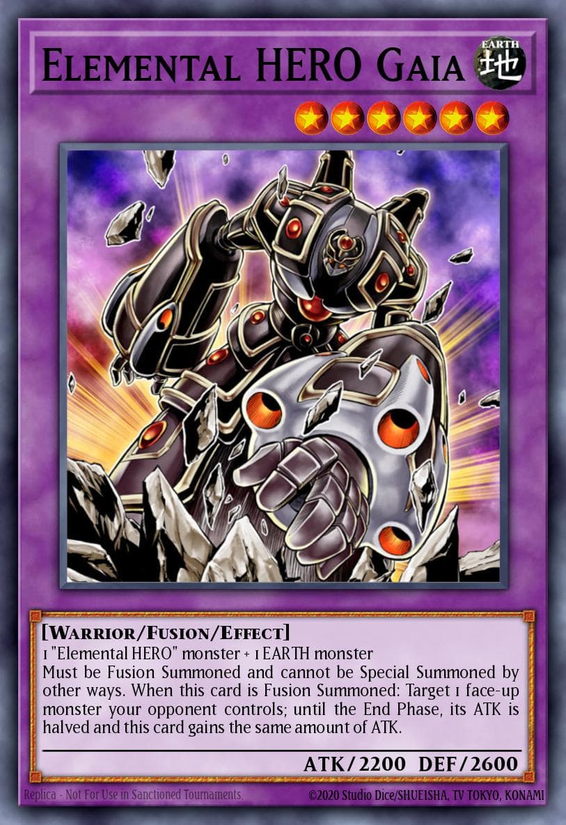 Carte Yu-Gi-Oh! Elemental HERO Gaia #099 — Ancient Prophecy