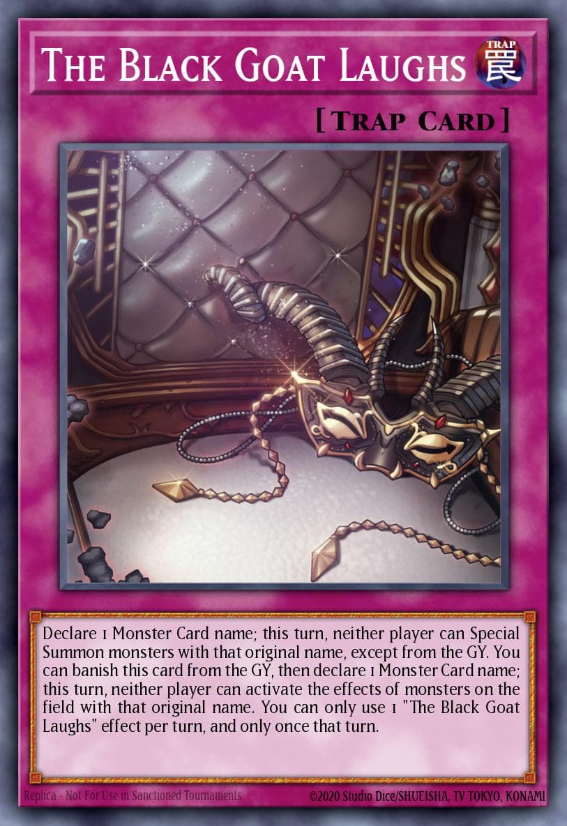 Carte Yu-Gi-Oh! The Black Goat Laughs #038 — THE CHRONICLES DECK: The Fallen & The Virtuous (All-Foil Edition)