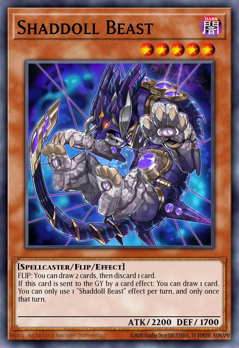 Carte Yu-Gi-Oh! Shaddoll Beast #083 — Battles of Legend: Hero's Revenge