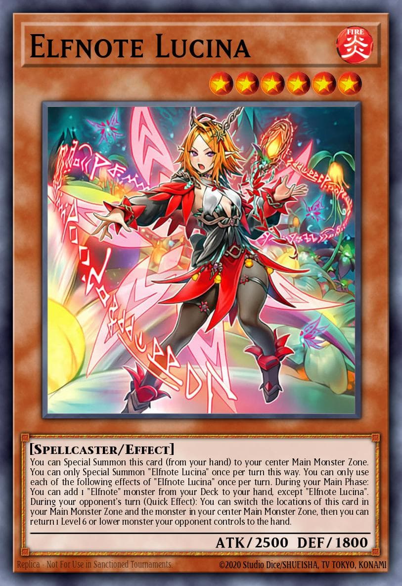 Carte Yu-Gi-Oh! Elfnote Lucina #010 — Burst Protocol