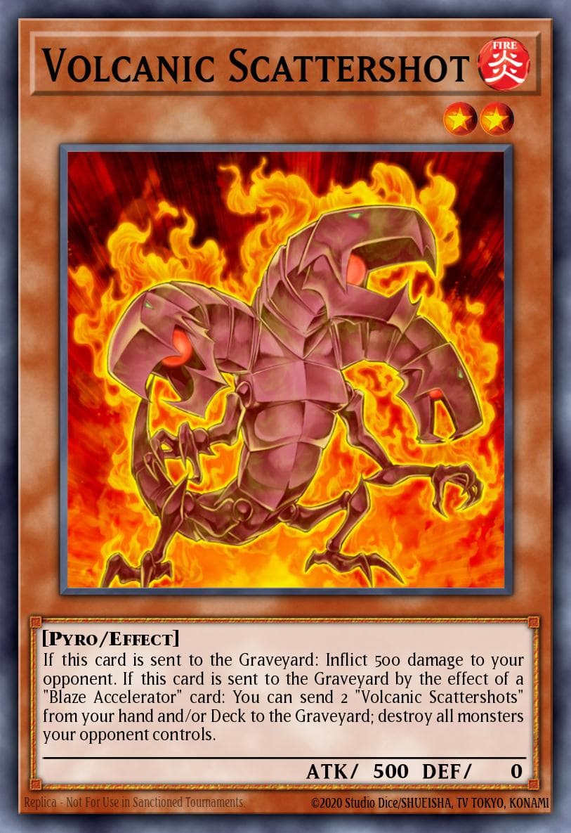 Carte Yu-Gi-Oh! Volcanic Scattershot #017 — Astral Pack Seven