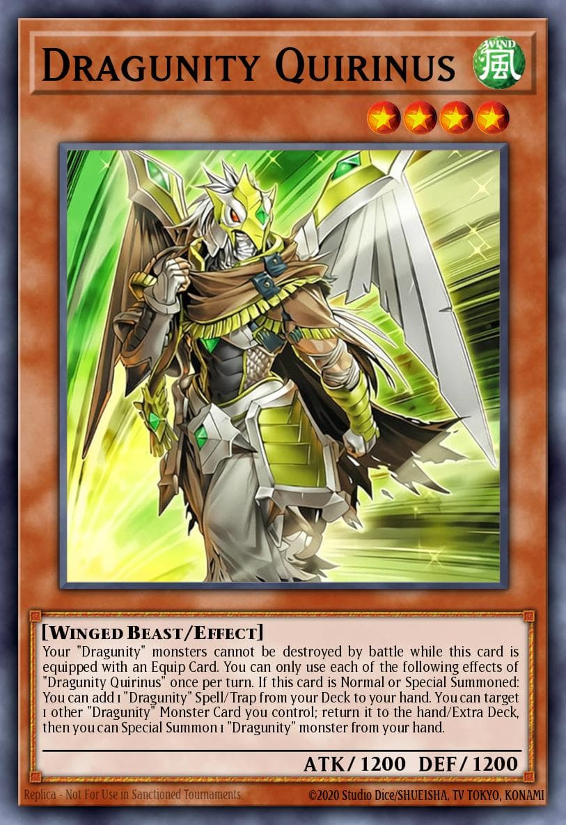 Carte Yu-Gi-Oh! Dragunity Quirinus #011 — Battles of Legend: Glorious Gallery