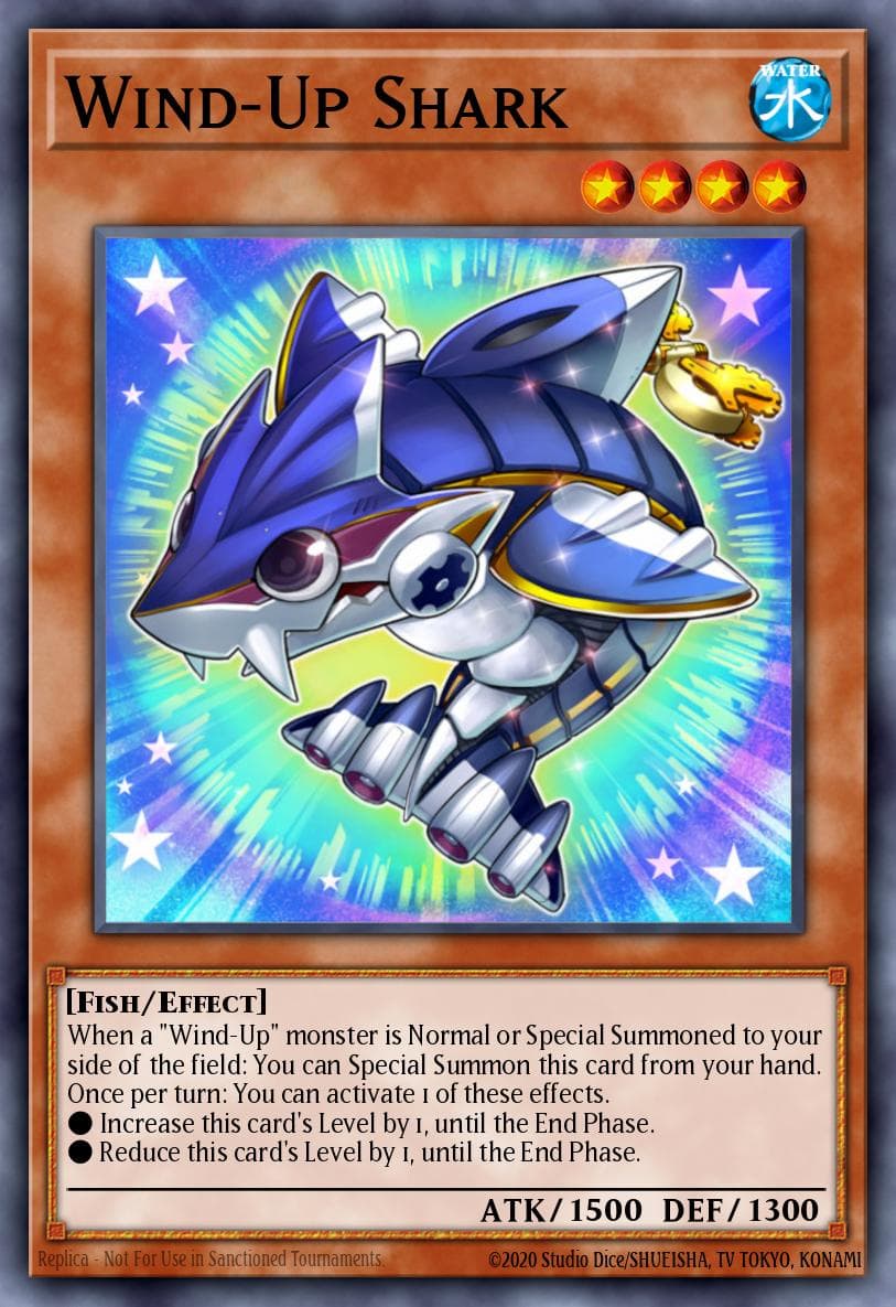 Carte Yu-Gi-Oh! Wind-Up Shark #1 — Cosmo Blazer: Special Edition