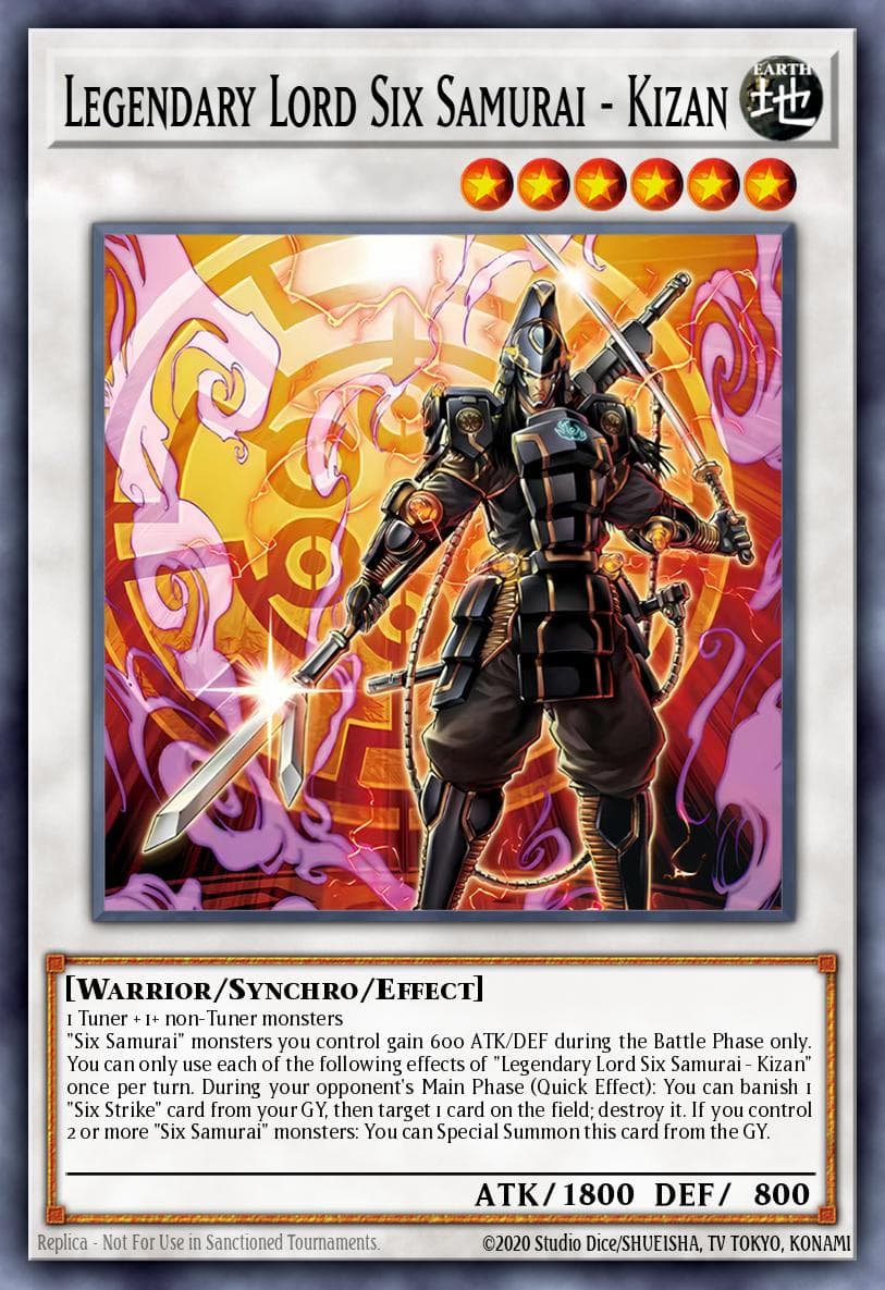 Carte Yu-Gi-Oh! Legendary Lord Six Samurai - Kizan #042 — Alliance Insight