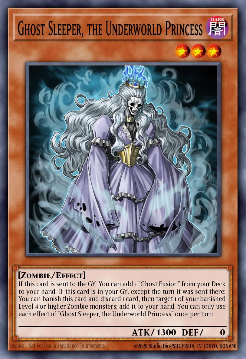 Carte Yu-Gi-Oh! Ghost Sleeper, the Underworld Princess #024 — Battles of Legend: Monstrous Revenge
