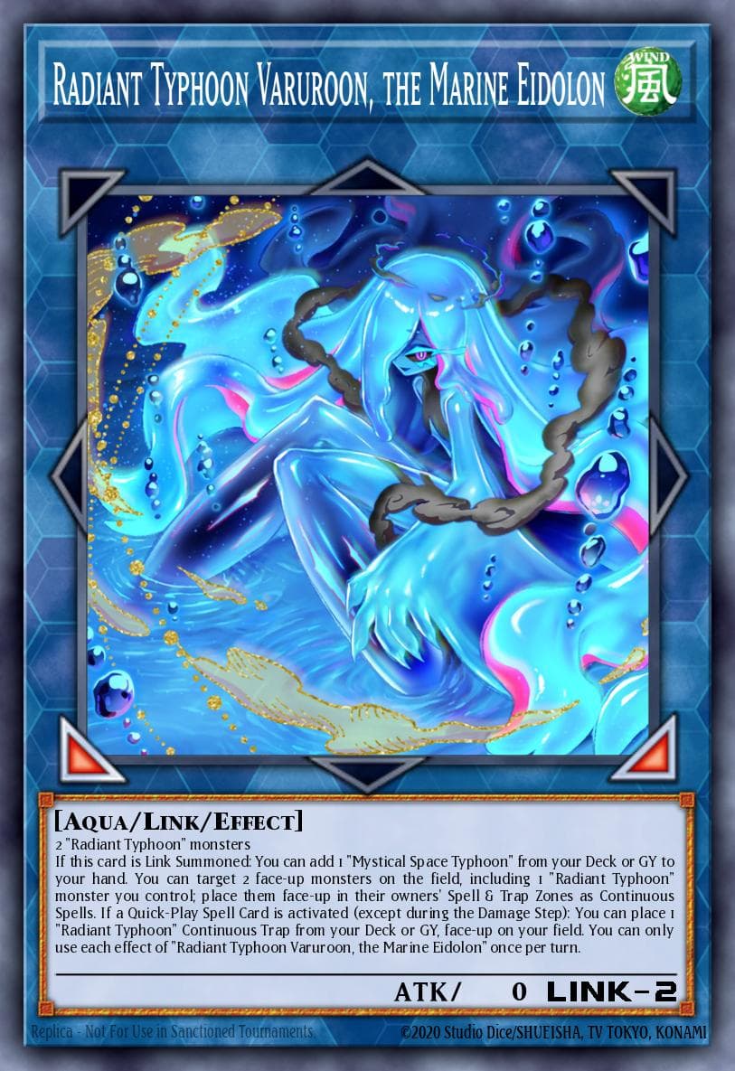Carte Yu-Gi-Oh! Radiant Typhoon Varuroon, the Marine Eidolon #049 — Burst Protocol
