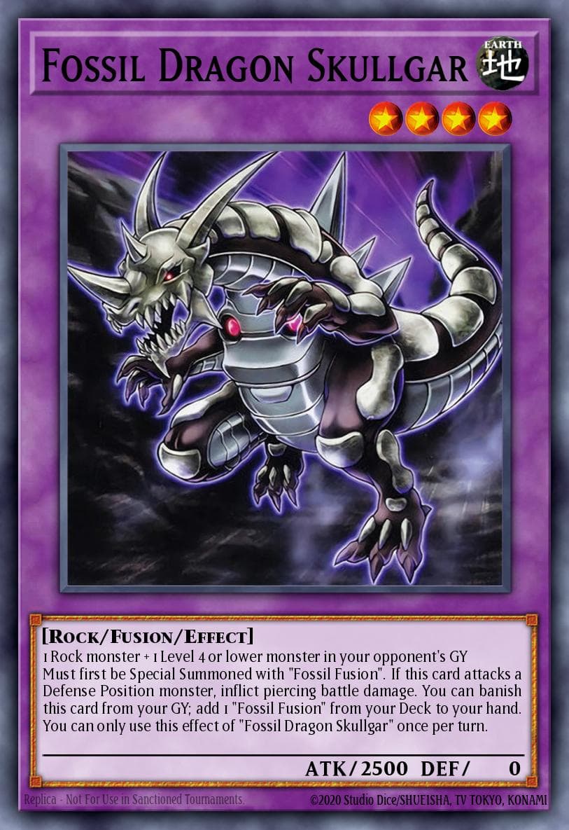 Carte Yu-Gi-Oh! Fossil Dragon Skullgar #133 — Battles of Legend: Chapter 1