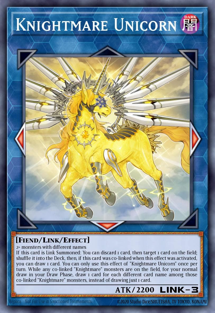 Carte Yu-Gi-Oh! Knightmare Unicorn #092 — Battles of Legend: Monster Mayhem