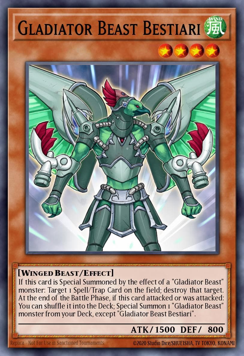 Carte Yu-Gi-Oh! Gladiator Beast Bestiari #018 — Astral Pack Seven