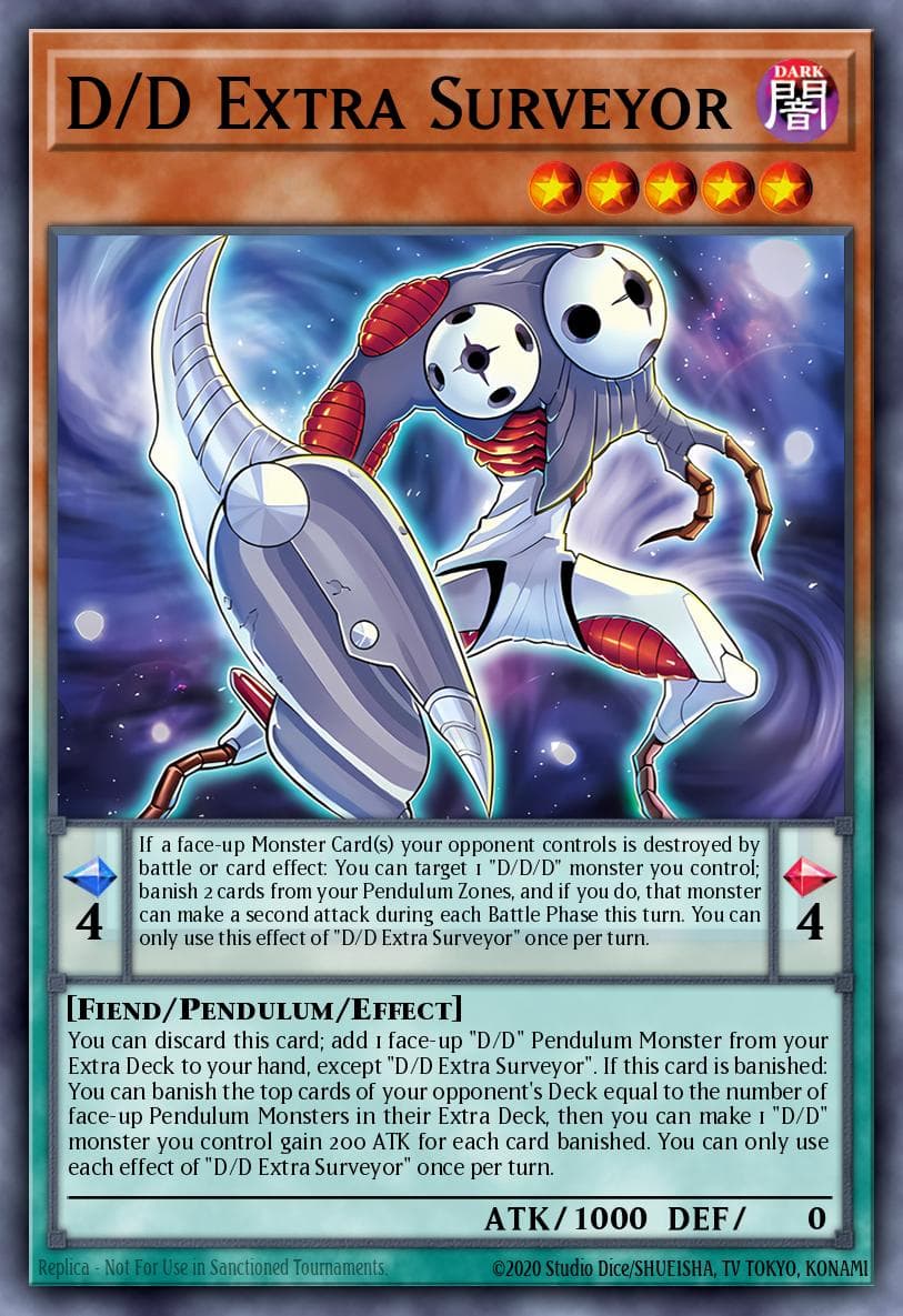 Carte Yu-Gi-Oh! D/D Extra Surveyor #043 — Battles of Legend: Monster Mayhem