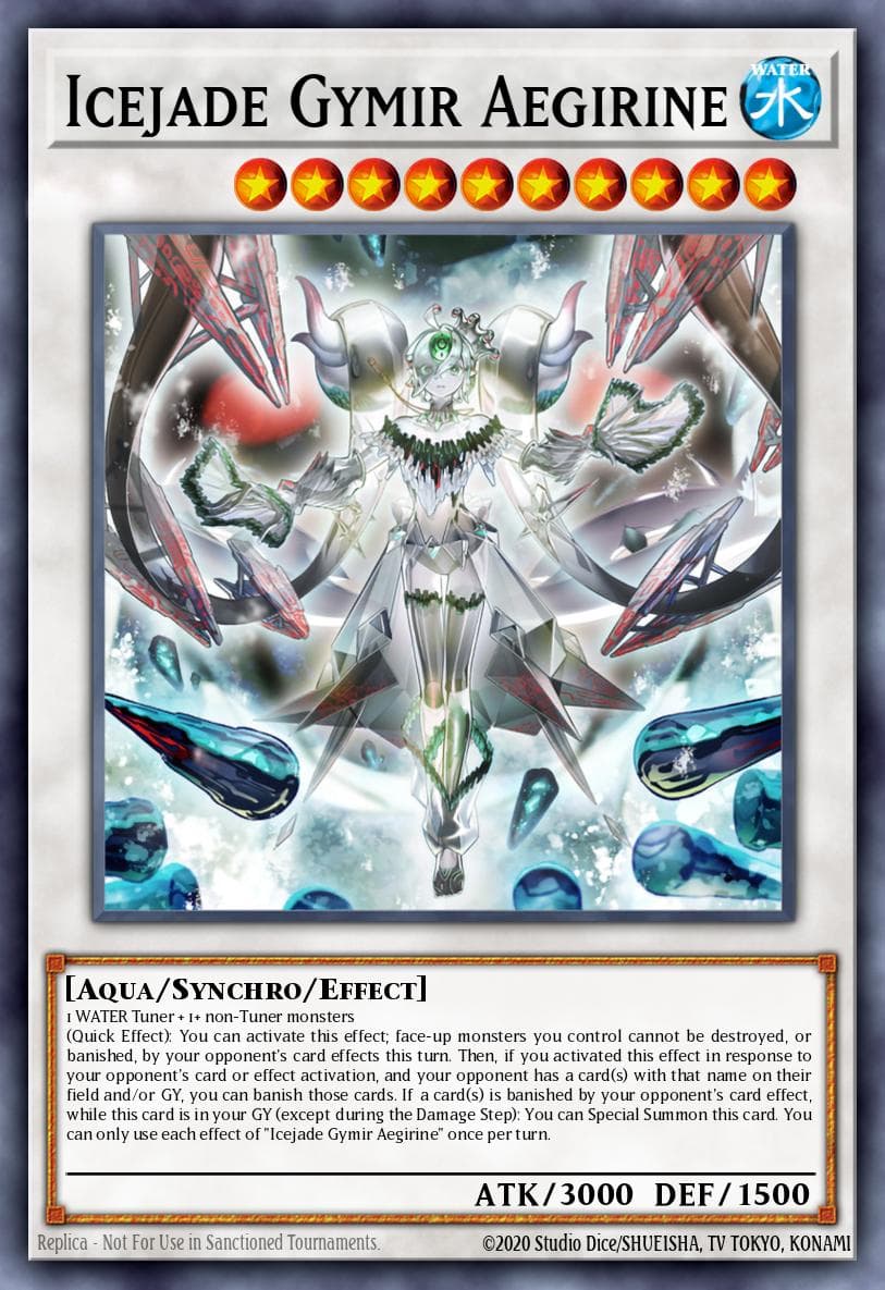 Carte Yu-Gi-Oh! Icejade Gymir Aegirine #090 — Battles of Legend: Terminal Revenge