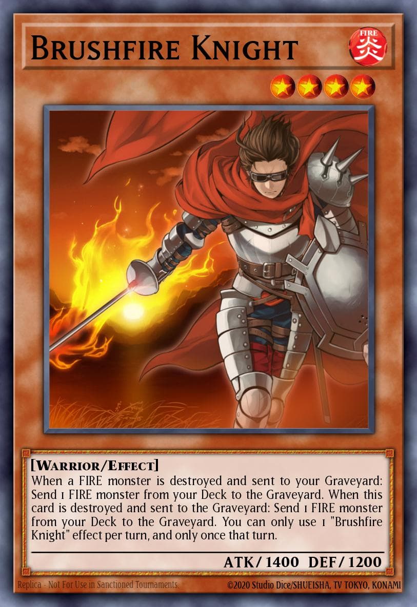 Carte Yu-Gi-Oh! Brushfire Knight #037 — Cosmo Blazer