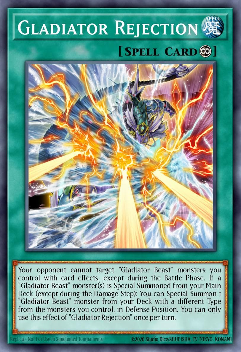 Carte Yu-Gi-Oh! Gladiator Rejection #058 — Chaos Impact