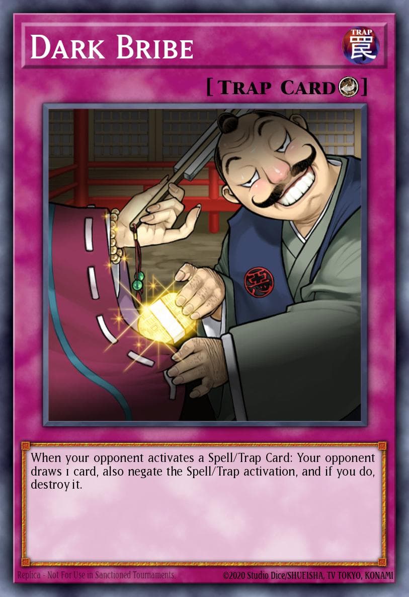 Carte Yu-Gi-Oh! Dark Bribe #055 — Battle Pack: Epic Dawn
