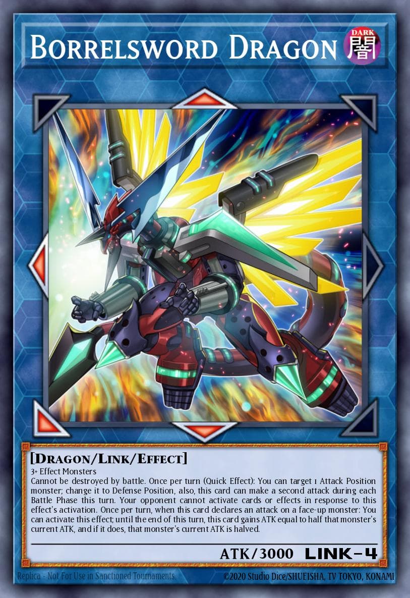 Carte Yu-Gi-Oh! Borrelsword Dragon #071 — Battles of Legend: Hero's Revenge