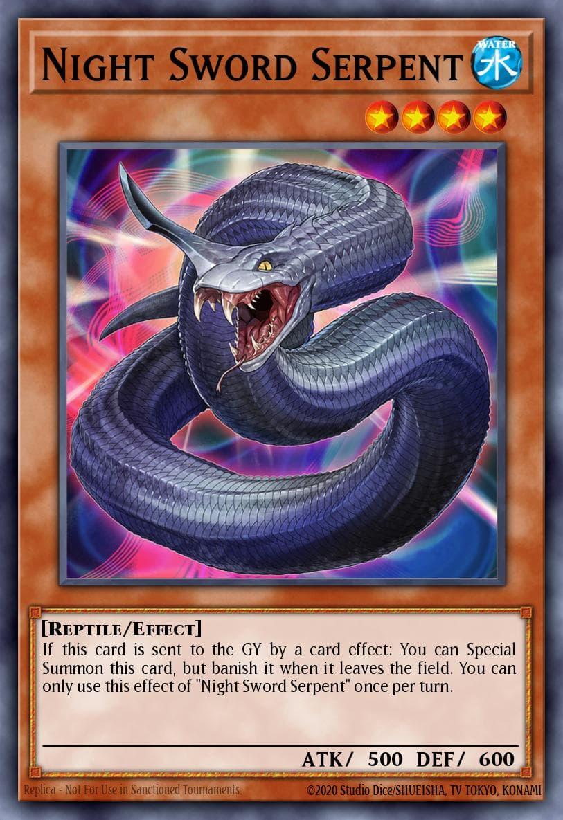Carte Yu-Gi-Oh! Night Sword Serpent #081 — Burst of Destiny