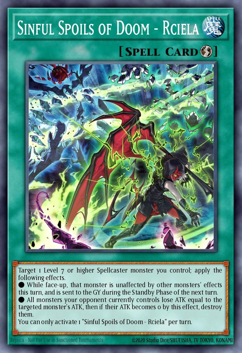 Carte Yu-Gi-Oh! Sinful Spoils of Doom - Rciela #055 — Age of Overlord