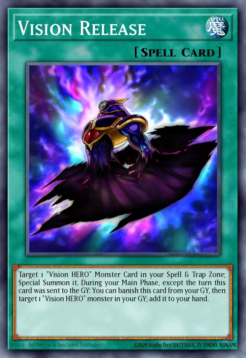 Carte Yu-Gi-Oh! Vision Release #011 — Battles of Legend: Hero's Revenge