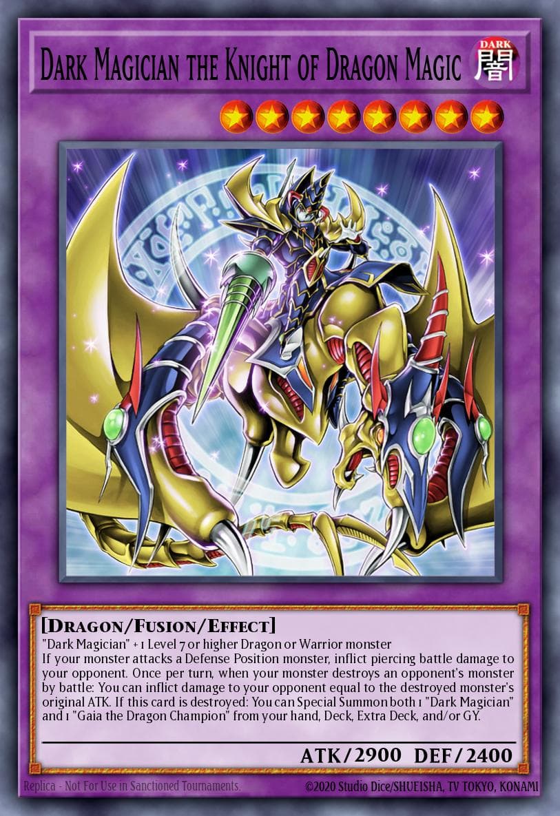 Carte Yu-Gi-Oh! Dark Magician the Knight of Dragon Magic #001 — Battles of Legend: Monstrous Revenge