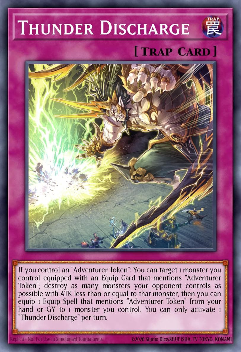 Carte Yu-Gi-Oh! Thunder Discharge #101 — Battles of Legend: Monstrous Revenge