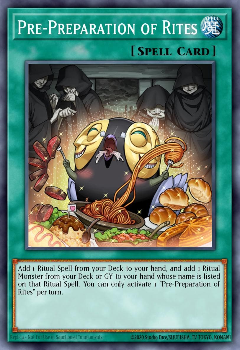 Carte Yu-Gi-Oh! Pre-Preparation of Rites #090 — Battles of Legend: Relentless Revenge
