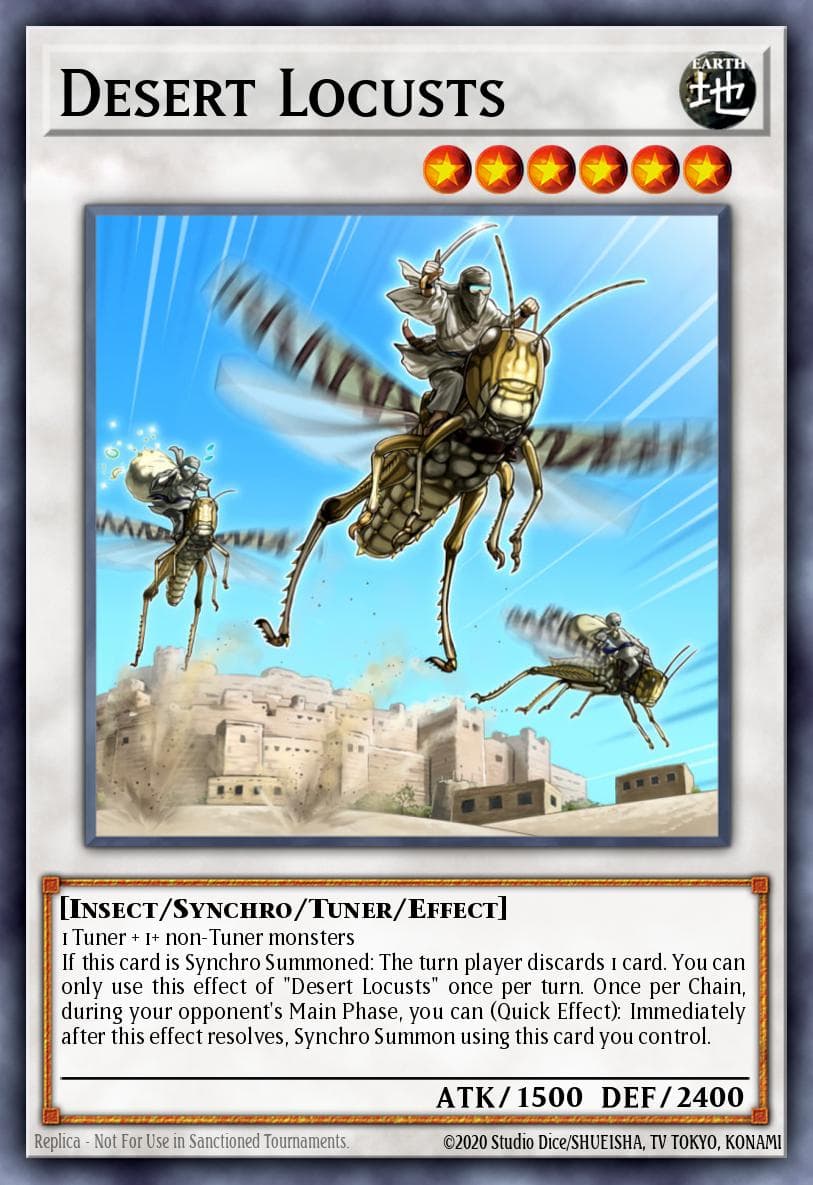 Carte Yu-Gi-Oh! Desert Locusts #082 — Chaos Impact