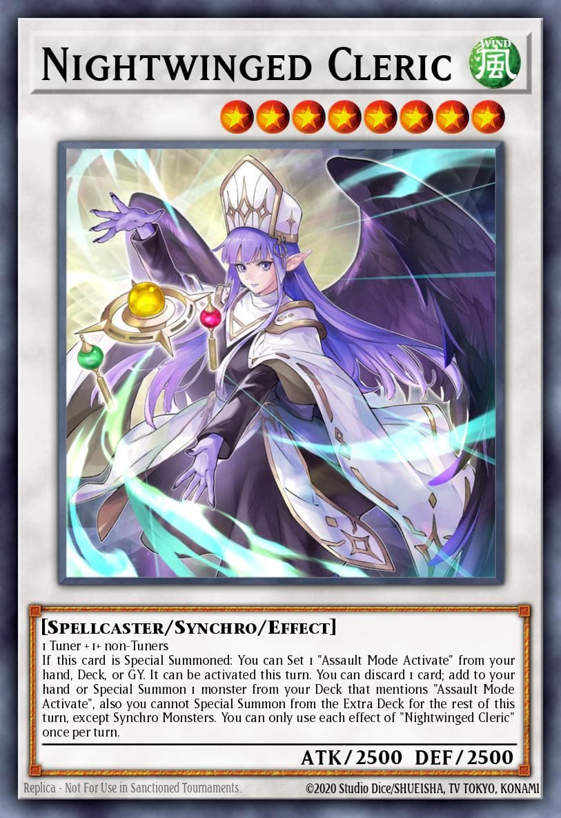 Carte Yu-Gi-Oh! Nightwinged Cleric #038 — Burst Protocol
