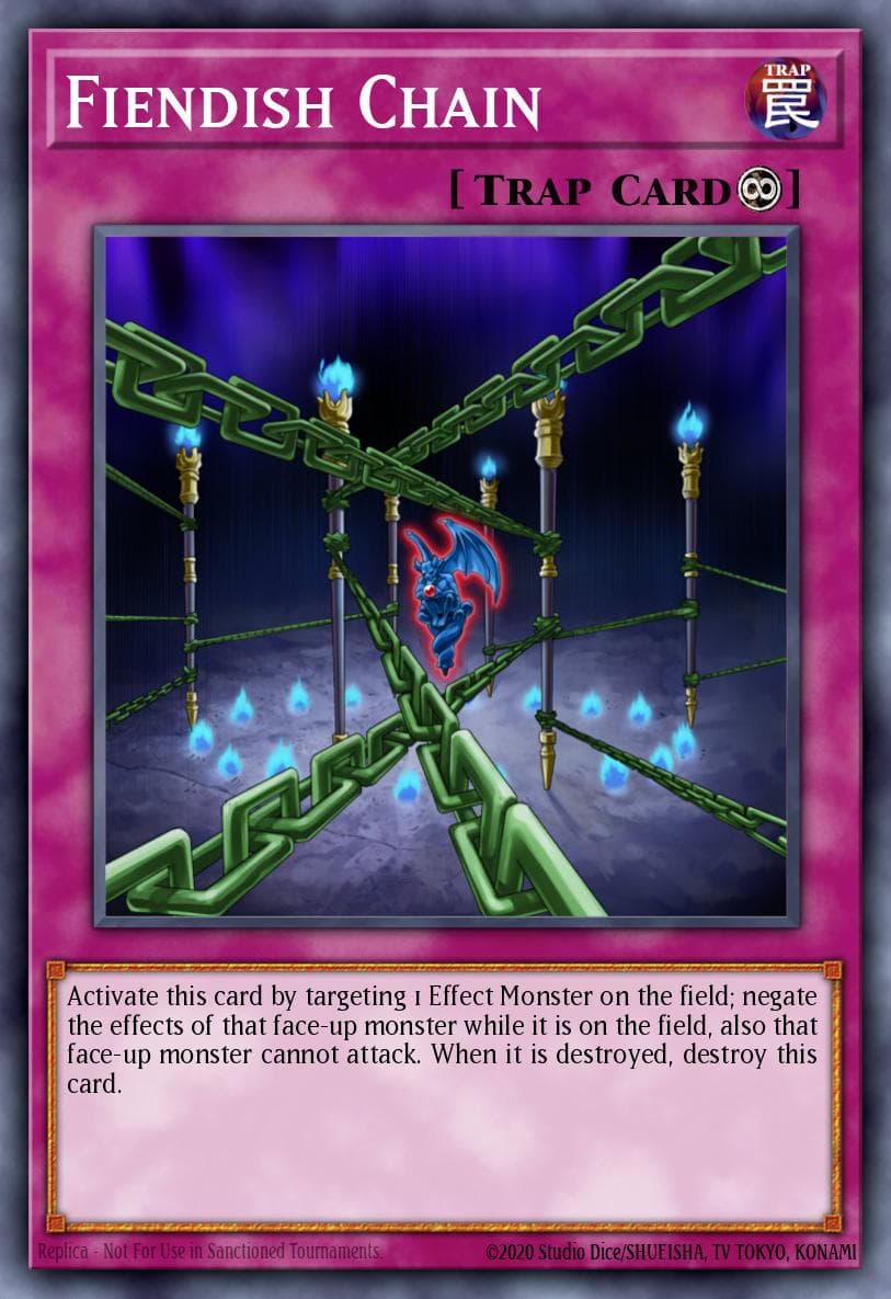 Carte Yu-Gi-Oh! Fiendish Chain #105 — Battle Pack: Epic Dawn