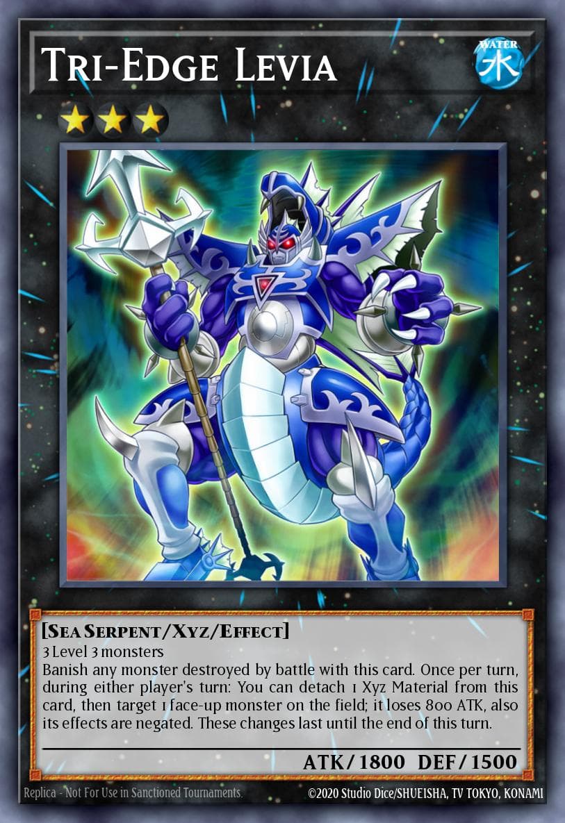 Carte Yu-Gi-Oh! Tri-Edge Levia #132 — Battle Pack 3: Monster League