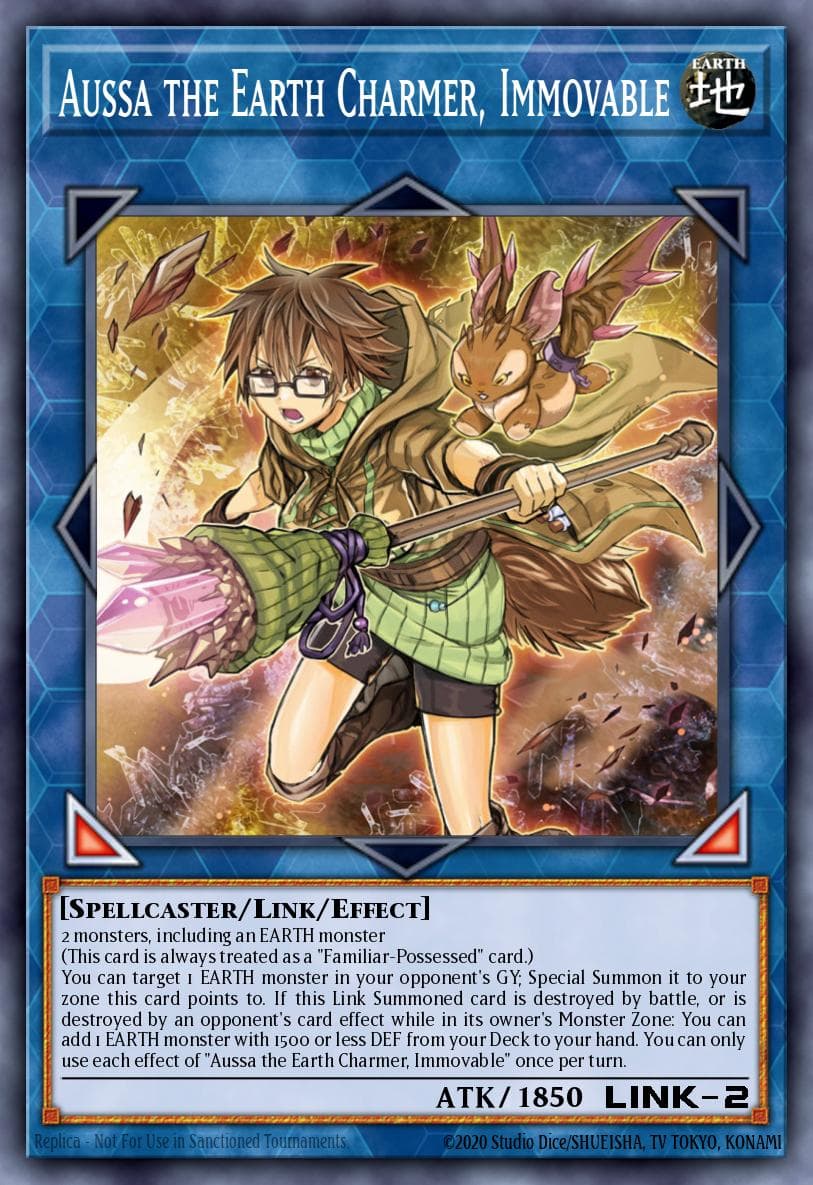 Carte Yu-Gi-Oh! Aussa the Earth Charmer, Immovable #045 — THE CHRONICLES DECK: Spirit Charmers (All-Foil Edition)