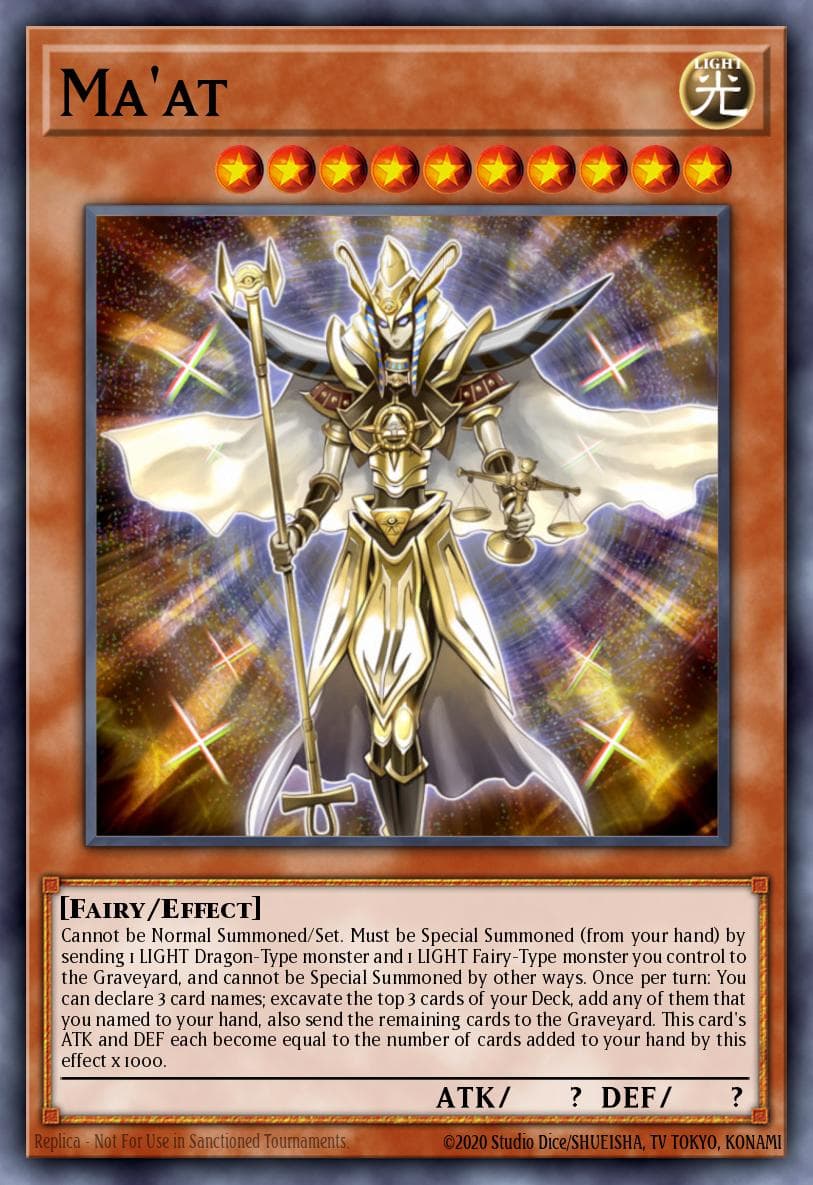 Carte Yu-Gi-Oh! Ma'at #021 — Astral Pack Four