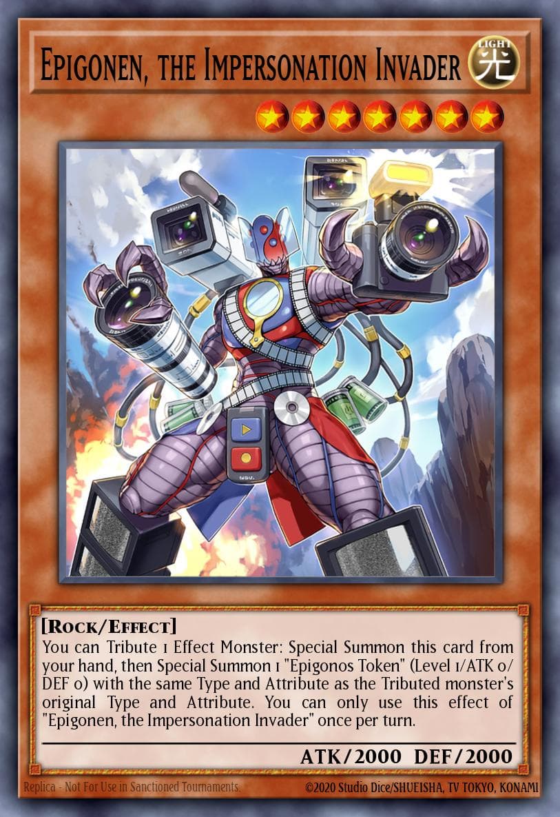 Carte Yu-Gi-Oh! Epigonen, the Impersonation Invader #026 — Battle of Chaos