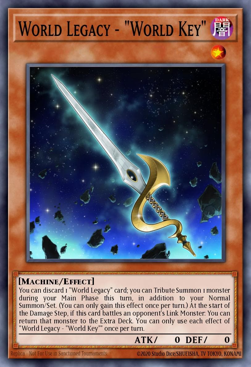 Carte Yu-Gi-Oh! World Legacy - "World Key" #021 — Chaos Impact