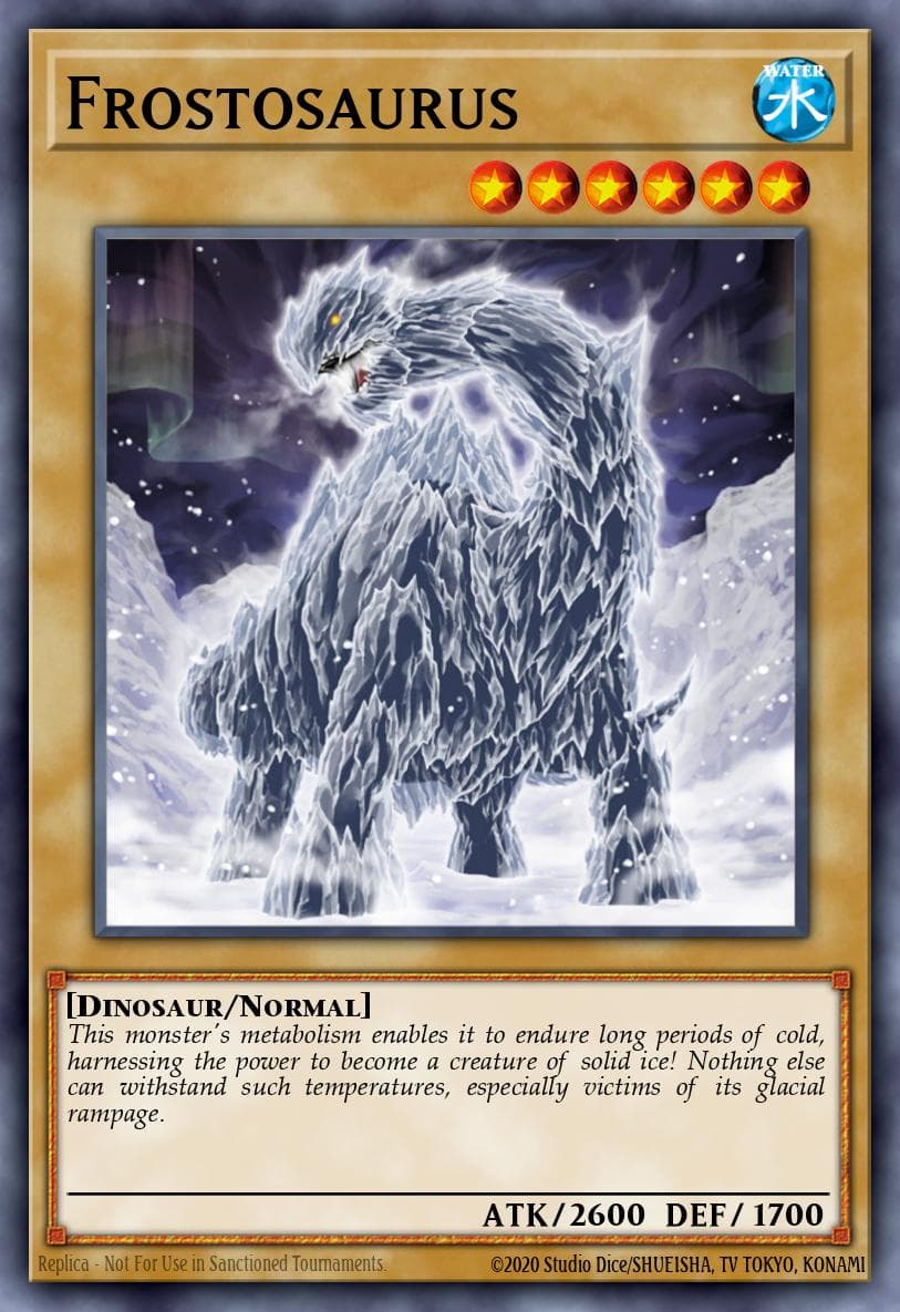 Carte Yu-Gi-Oh! Frostosaurus #003 — Battle Pack 2: War of the Giants
