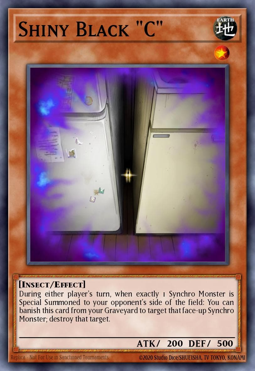 Carte Yu-Gi-Oh! Shiny Black "C" #024 — Ancient Prophecy