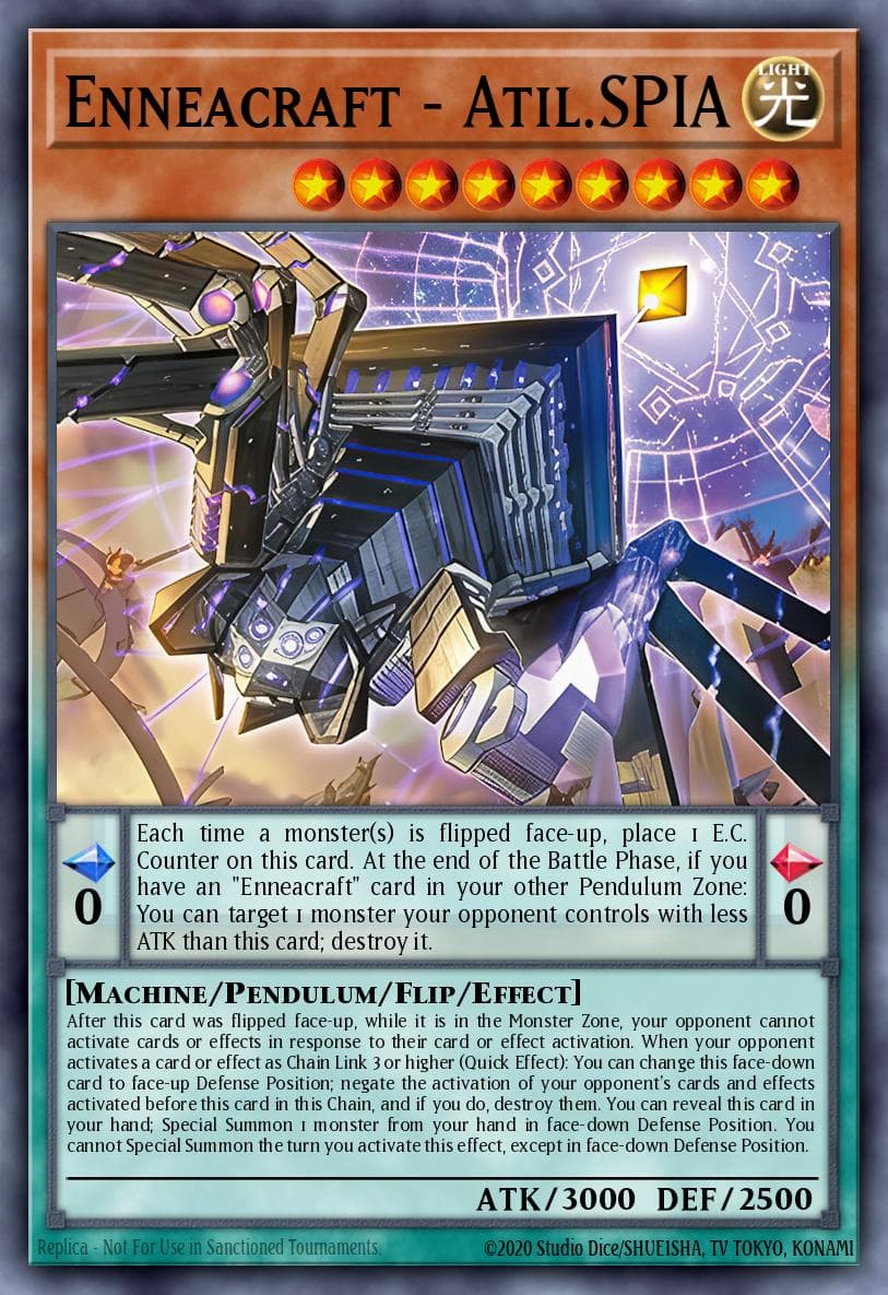 Carte Yu-Gi-Oh! Enneacraft - Atil.SPIA #020 — Blazing Dominion