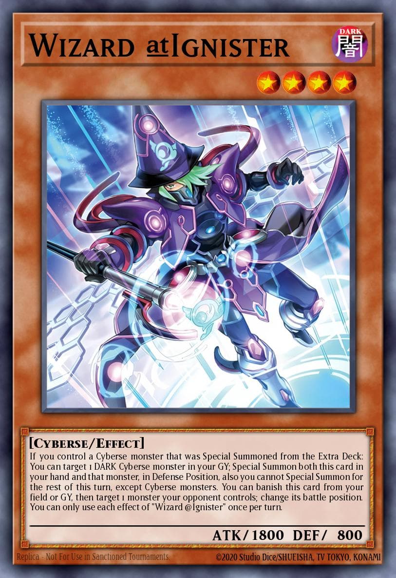 Carte Yu-Gi-Oh! Wizard @Ignister #001 — Alliance Insight