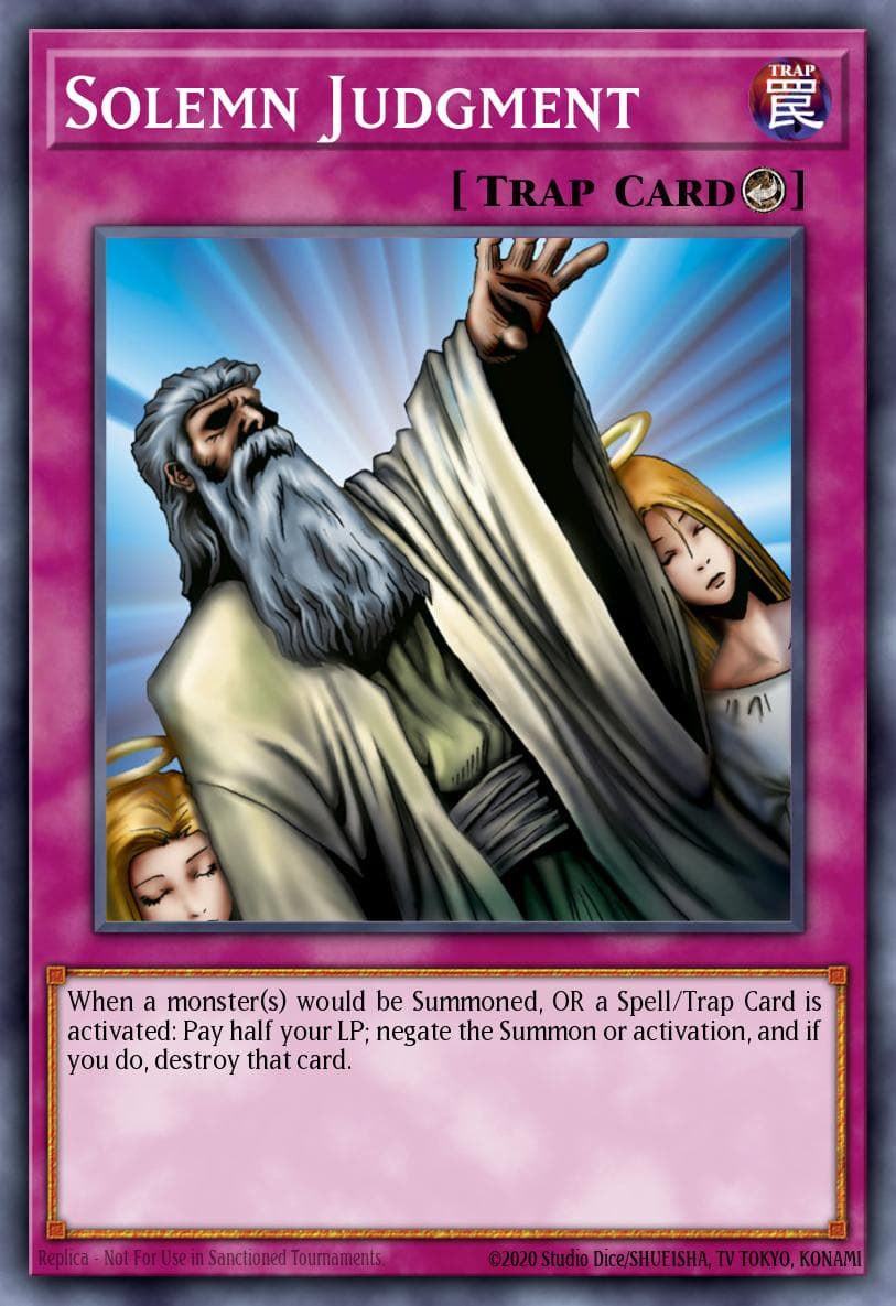 Carte Yu-Gi-Oh! Solemn Judgment #100 — Battles of Legend: Relentless Revenge