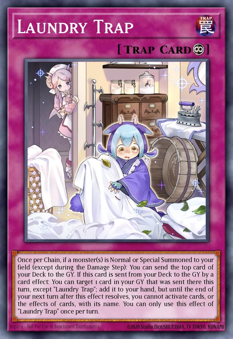Carte Yu-Gi-Oh! Laundry Trap #080 — Burst of Destiny